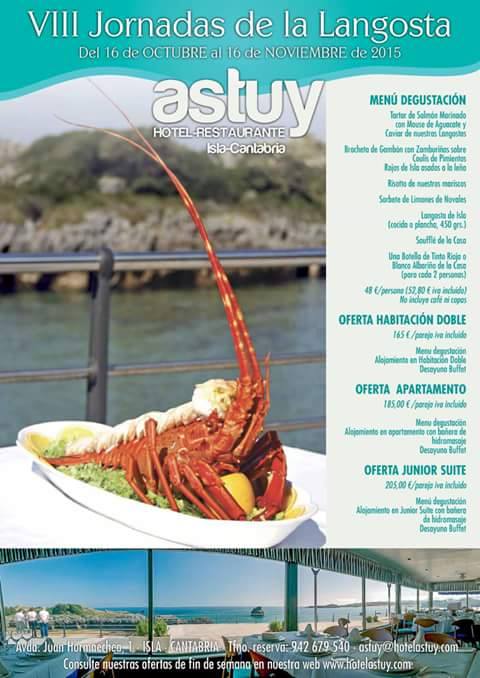 Jornadas de la langosta en el Astuy en Isla 2015