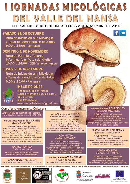 Jornadas micológicas valle del Nansa