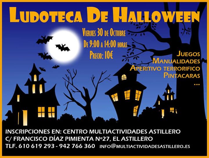 Ludoteca de Halloween en Astillero