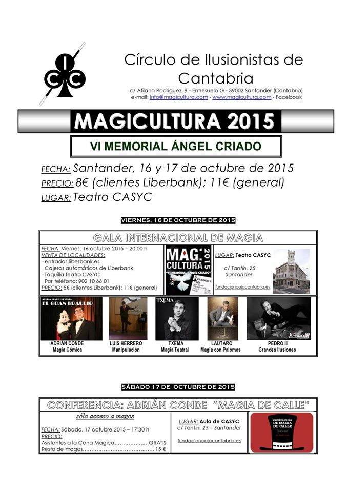 Magicultura 2015 en el Casyc, magia para todos