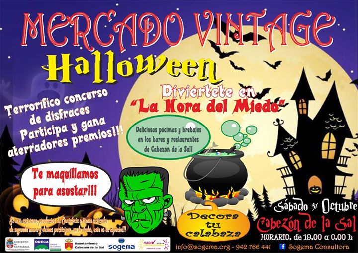 Mercado Vintage de Halloween en Cabezón de la Sal