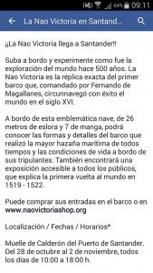 Nao Victoria Santander