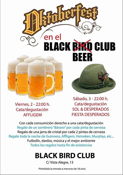 Oktoberfest en el Blak Bird de Santander