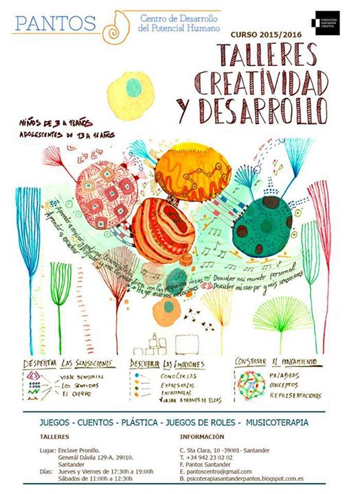 Presentacion de Talleres para niños y adolescentes en Santander