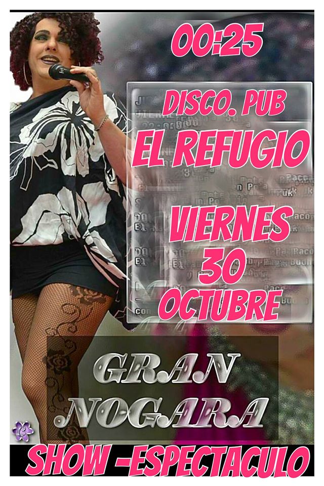 Show de la Gran Nogara en el Refugio de Tanos