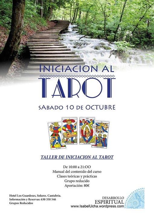 Taller de iniciación al tarot en Solares