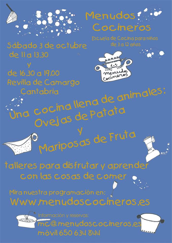 Taller de Cocina Menudos Cocineros en Revilla de Camargo