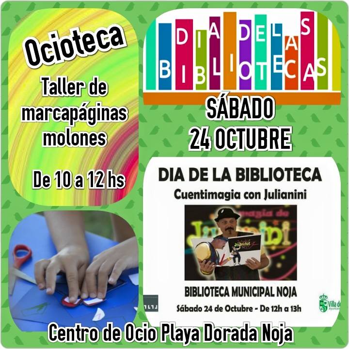 Dia de la biblioteca,Cuentos y magia con Julianini en Noja