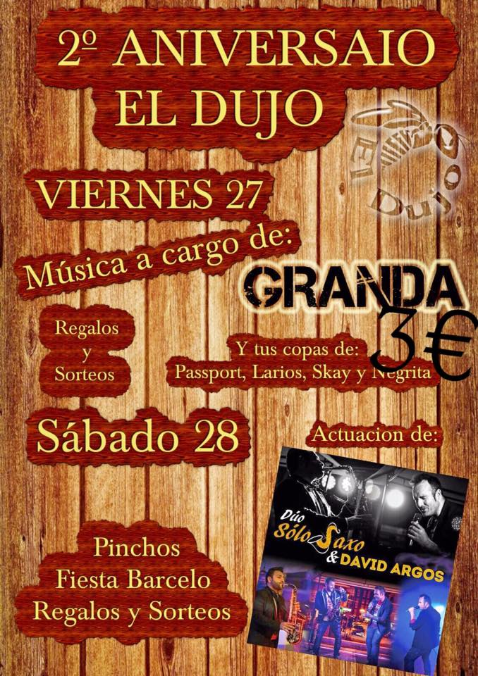 Aniversario, Fiesta y Concierto en el Dujo de Selaya