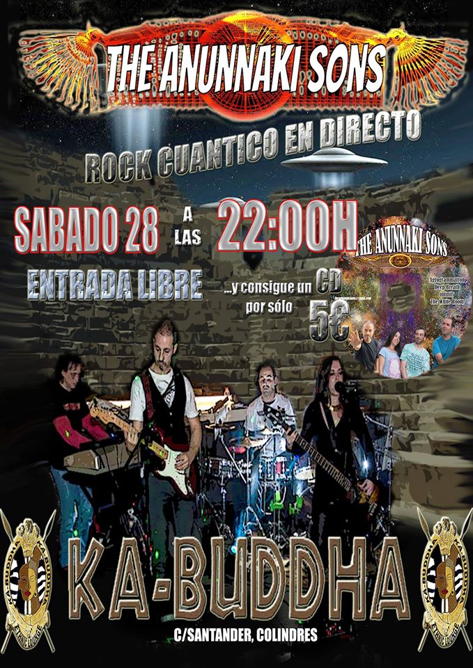Concierto de Anunnaki Sons en el Ka-Buddha de Colindres