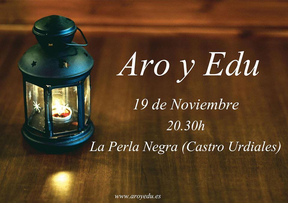 Concierto de Aro y Edu en La Perla Negra en Castro Urdiales