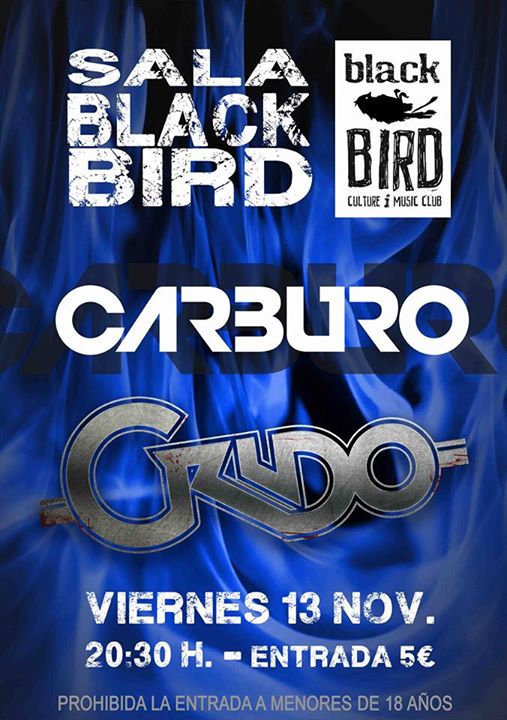 Concierto de Carburo y Crudo en el Black Bird de Santander