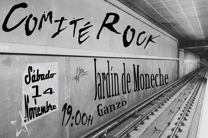 Concierto de Comité Rock en El Jardín de Moneche de Ganzo