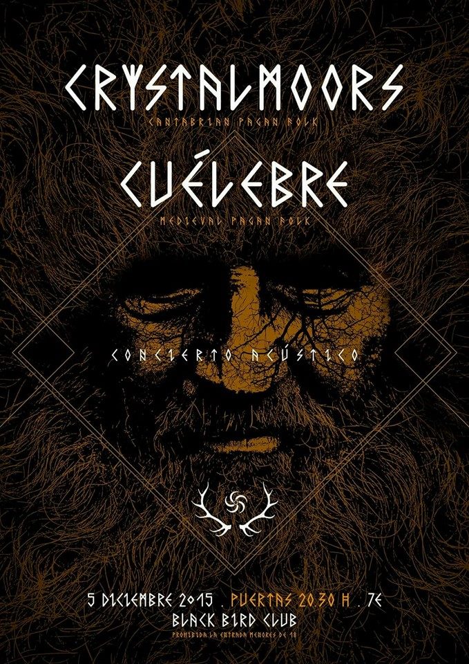 Concierto de Crystalmoors y Culebre en el Black Bird en Santander