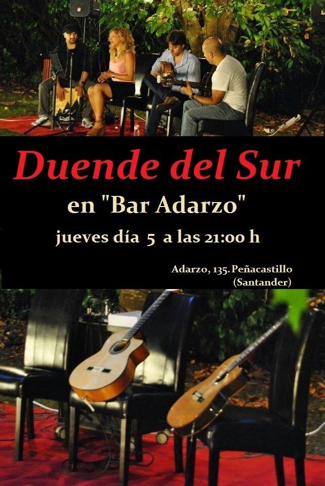 Concierto de Duende del Sur en el Bar Adarzo en Santander