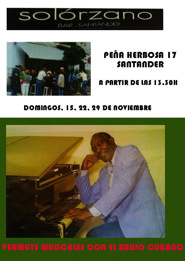 Concierto de El Brujo Cubano en el Solórzano en Santander