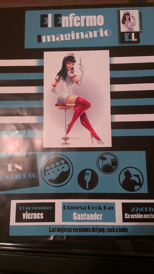 Concierto de El Enfermo Imaginario en el New Planet de Santander