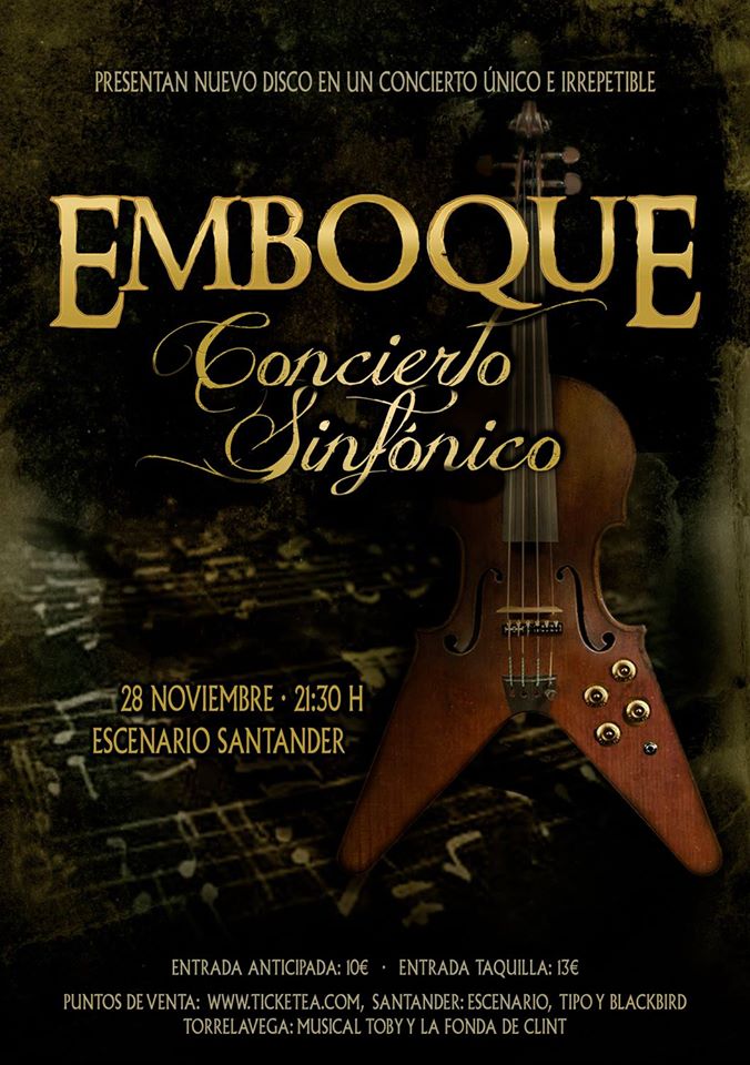 Concierto de Emboque en Escenario Santander