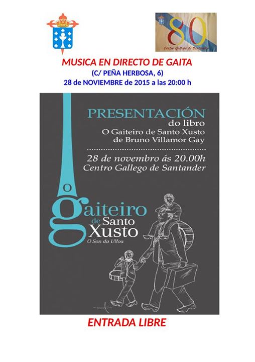 Concierto de Gaita en el Centro Gallego de Santander