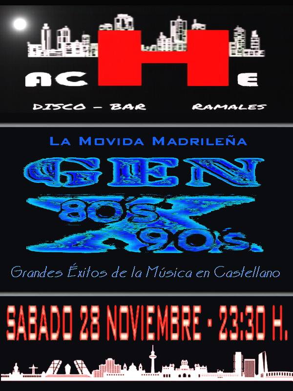 Concierto de Gen X y Fiesta de los 80 en el Ache de Ramales