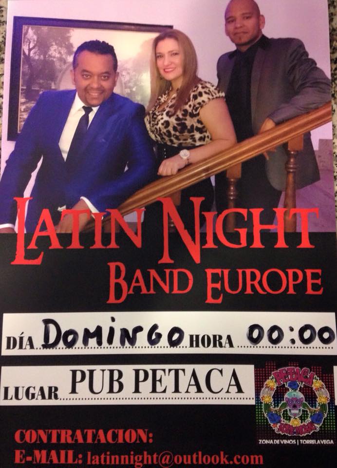 Concierto de Latin Night en la Sala Petaca de Torrelavega