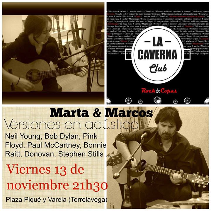 Concierto de Marta&Marcos en La Caverna de Torrelavega