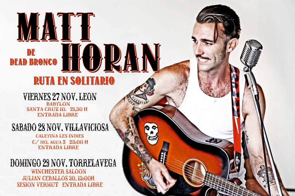 Concierto de Matt Horan en el Winchester de Torrelavega