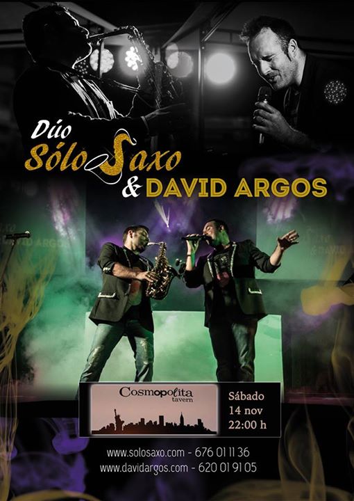 Concierto de Solo Saxo y David Argos en La Taberna Cosmopolita