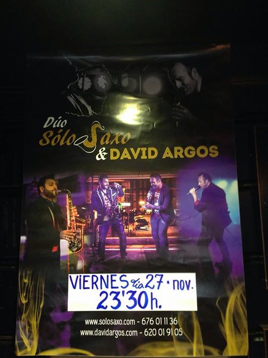 Concierto de SoloSaxo y David Argos en el Dower en Soto de la Marina