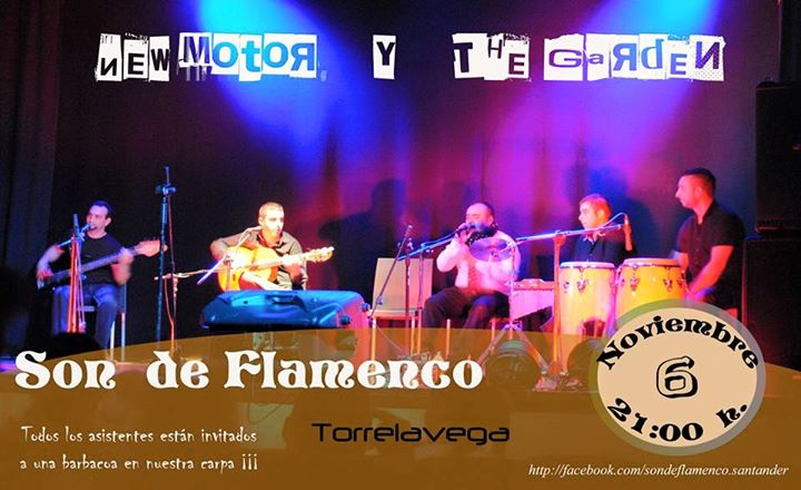 Concierto de Son de Flamenco en el New Motor y The Garden en torrelavega