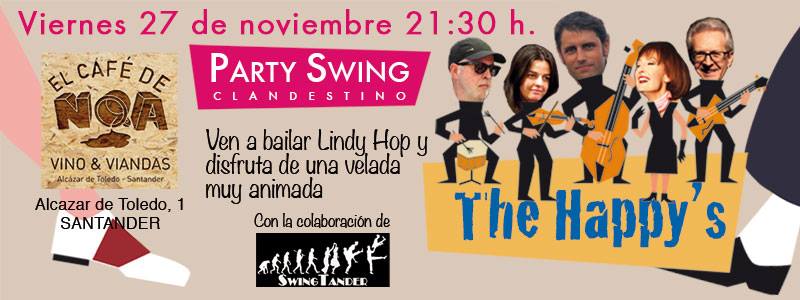 Concierto de The Happy´s en el Café de Noa en Santander