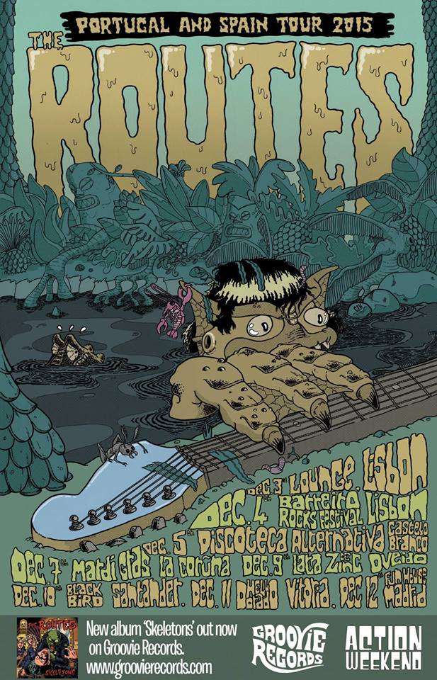 Concierto de The Routes en el Black Bird en Santander