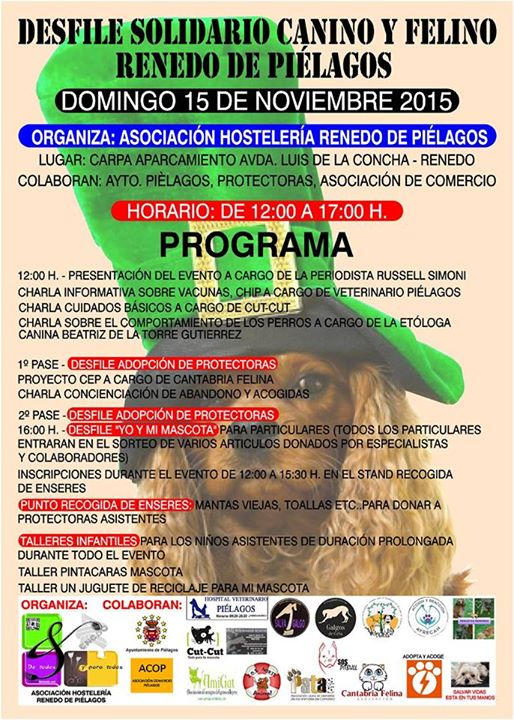 Desfile solidario canino y felino en Renedo