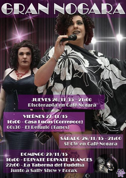 Espectáculo de La Gran Nogara en el Café Nogara de Torrelavega