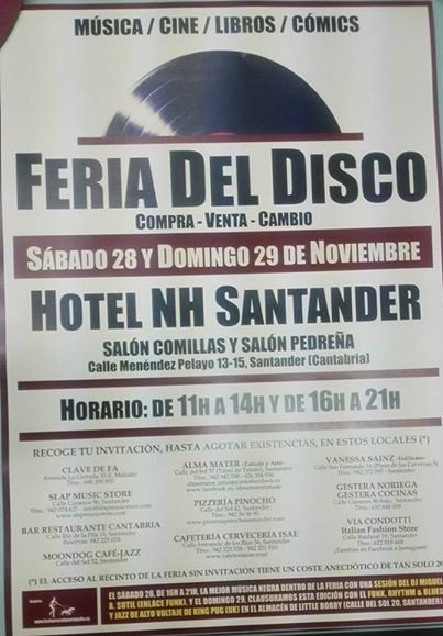 Feria del Disco en Santander