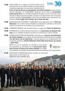 Fiestas de San Andrés 2015 en Castro Urdiales pro