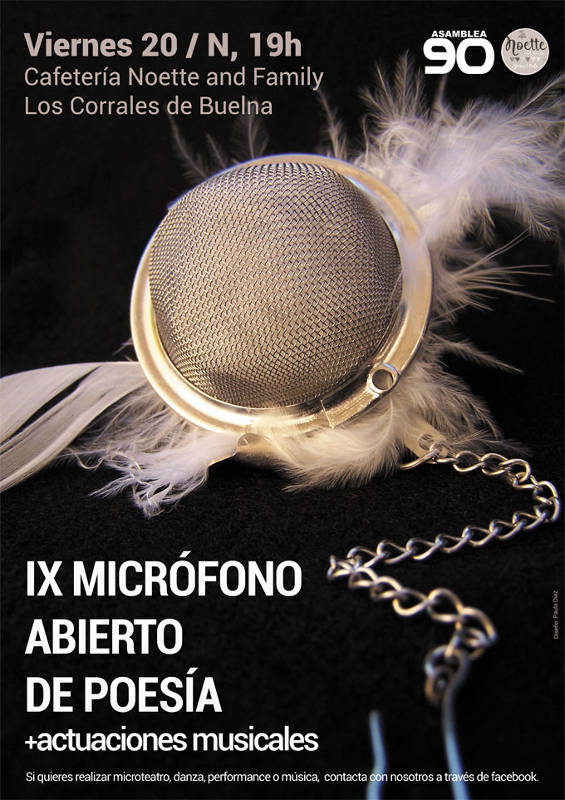 IX Micrófono abierto de poesía + Actuaciones Musicales en Los Corrales