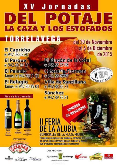 Jornadas del potaje, la caza y estofados y feria de la alubia en Torrelavega