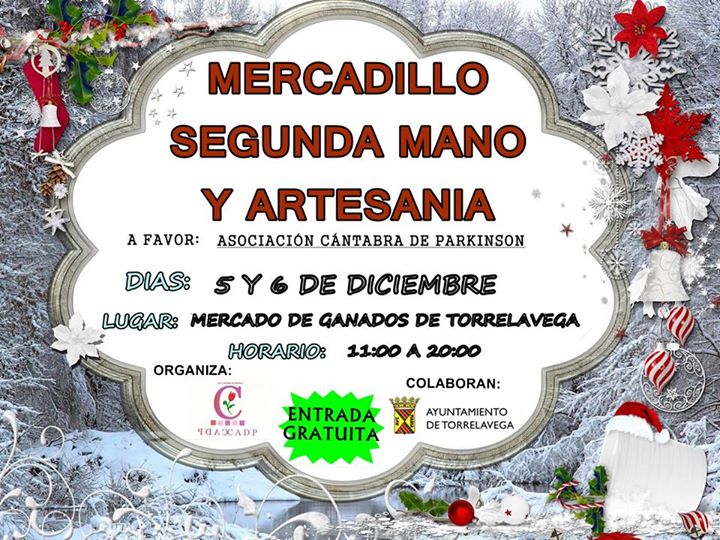 Mercadillo de artesanía y segundamano en el mercado de ganados de Torrelavega