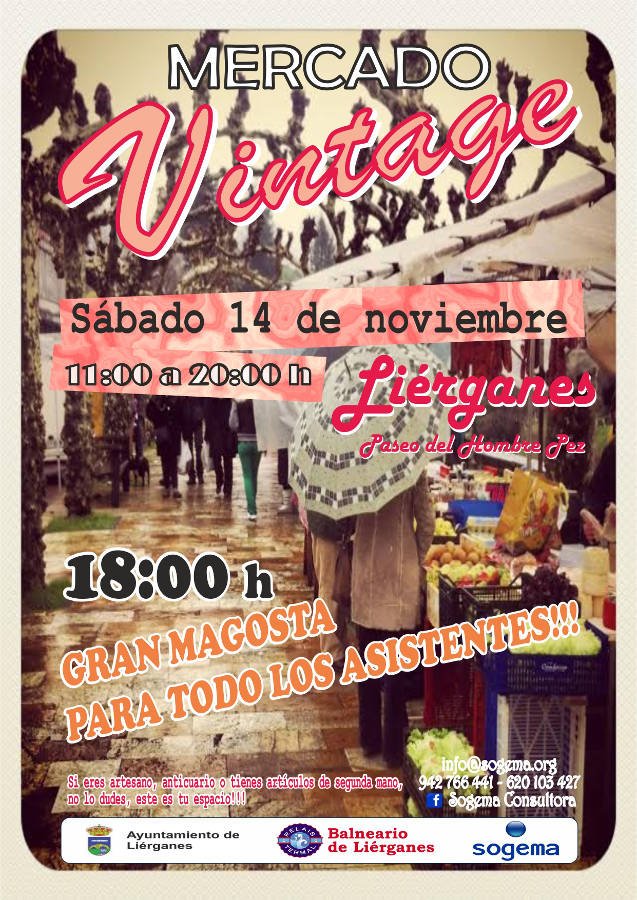 Mercado Vintage con Gran Magosta en Liérganes