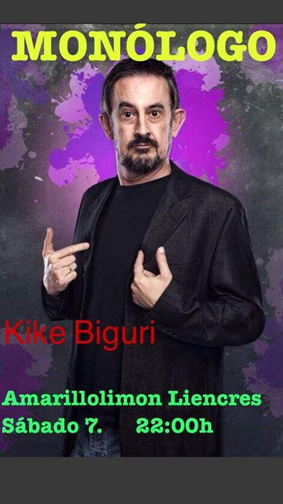 Monólogo de Kike Bigurí en el Amarillolimón de Liencres