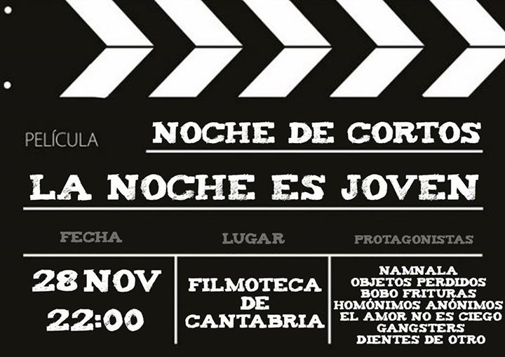 Noche de Cortos en la Filmoteca Cantabria en Santander