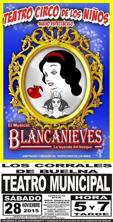 Teatro para niños, Blancanieves, en Los Corrales de Buelna
