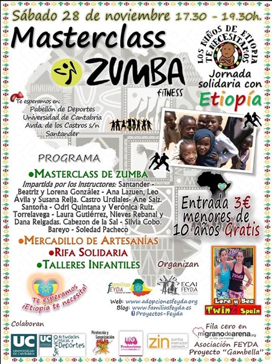Zumba,mercadillo solidario y mucho más en Santander