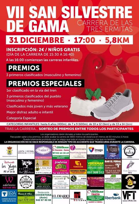 Carrera San silvestre en Gama