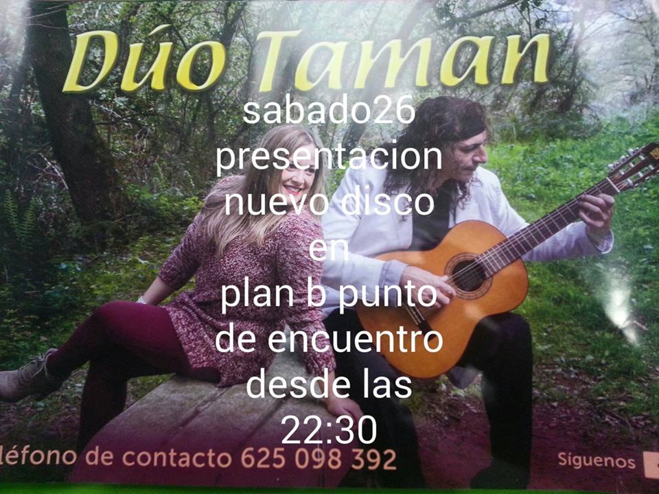Concierto de Dúo Taman en Plan B en Renedo