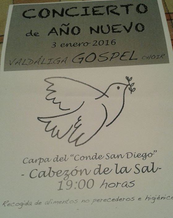 Concierto de Gospel solidario en Cabezón de la Sal