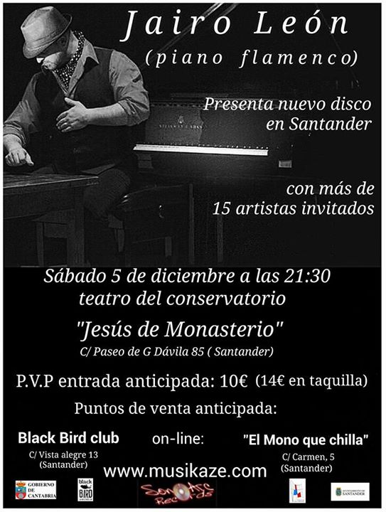 Concierto de Jairo León en el Conservatorio de Santander