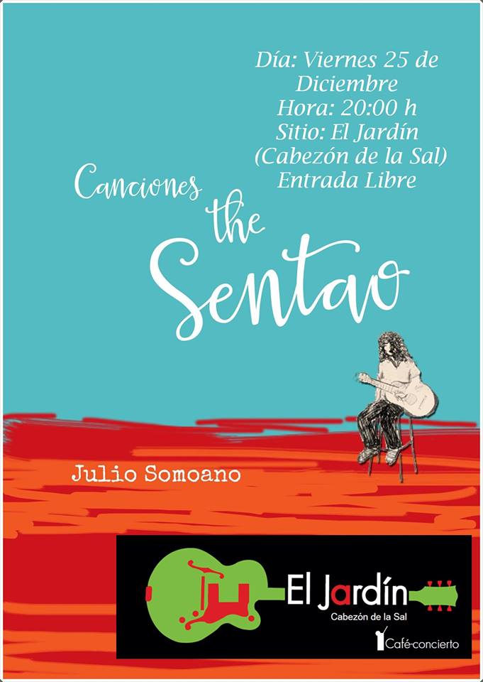 Concierto de Julio Somoano en el Jardín de Cabezón de la Sal