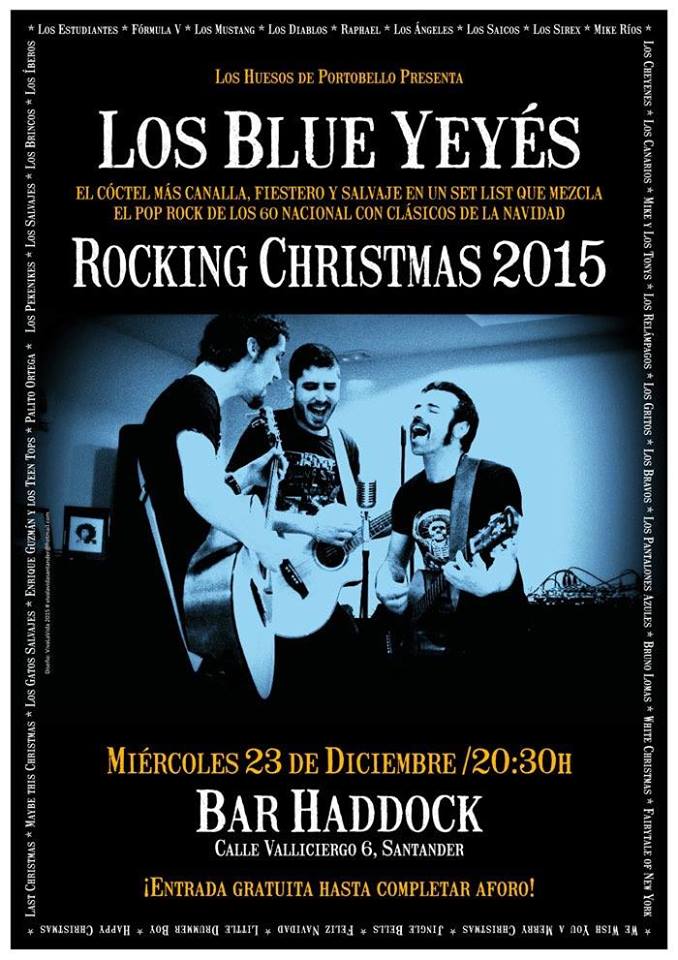 Concierto de Los Blue Yeyés en el Haddock en Santander